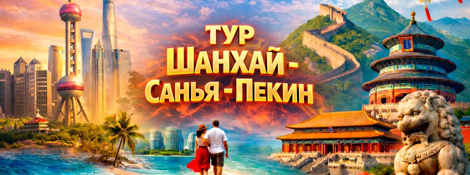 Тур Шанхай - Санья - Пекин (2026) с апреля